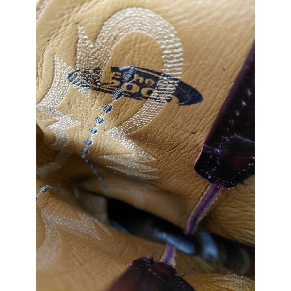 Lucchese Alligator Boot T3211R Blk Cherry Caiman Hornback 2000’s Vintage 13 EE - Picture 11 of 16